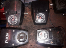 Puch Maxi Hexagon koplampen origineel en imitatie