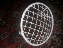 Koplamp grille wit rond