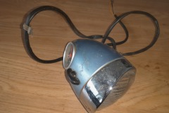 Puch Maxi-N koplamp met teller topbevestiging