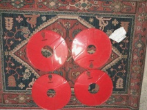 Polisport wielplatenset rood