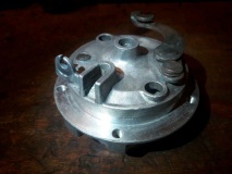 Naaf voorwiel stervelg chroom / metal