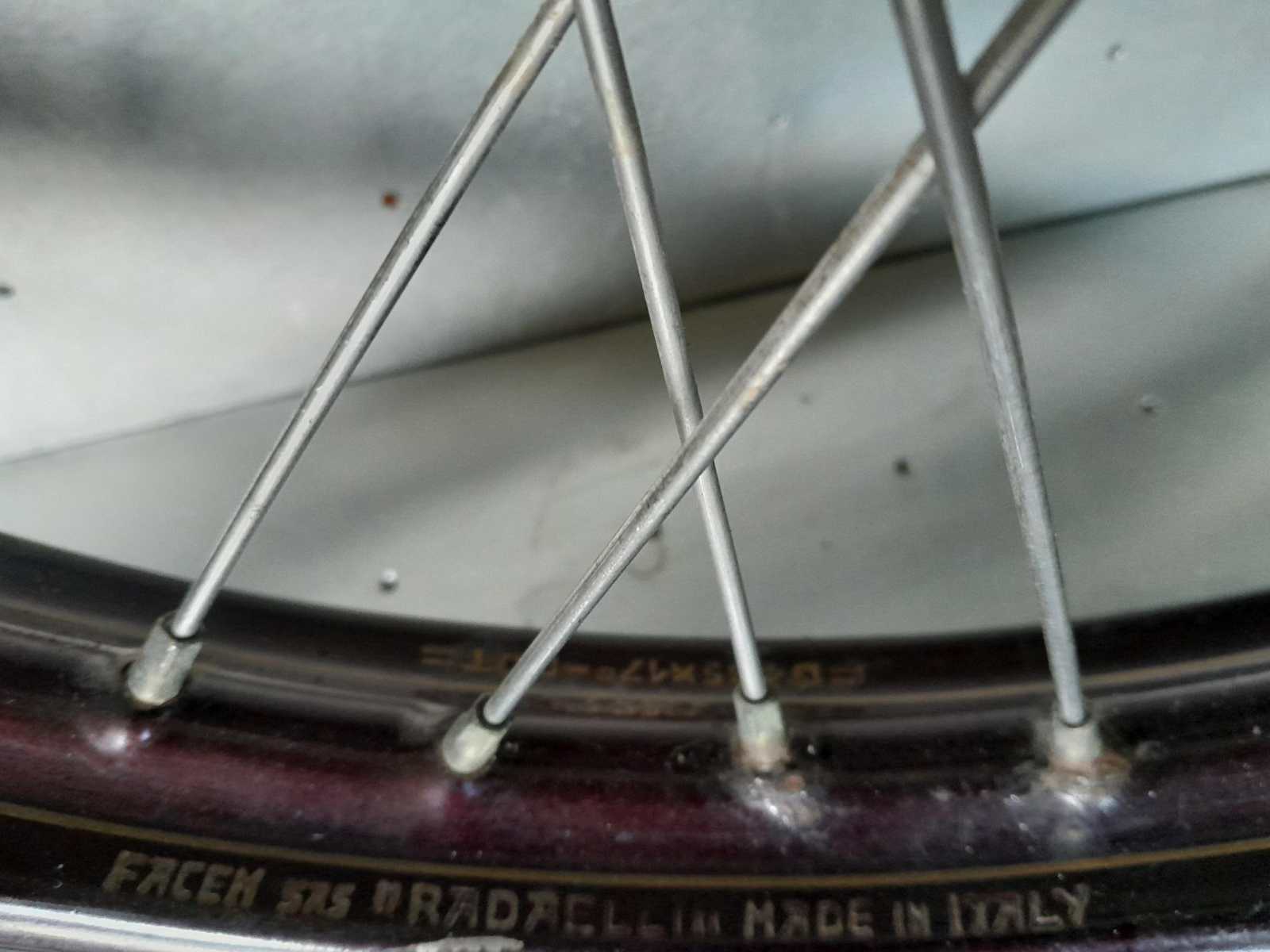 *VERKOCHT* Puch Maxi nostalgie maroon bruine wielenset