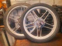Puch Maxi  sterwielenset wit