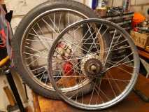 Puch Maxi originele spaakwielen set 17 inch