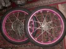 *VERKOCHT* Puch Maxi Plug & Play originele snowflake wielenset