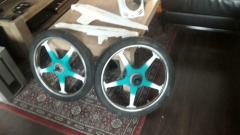 *VERKOCHT* Puch Maxi / Peugeot 103 wielenset 16 inch Plug & Play